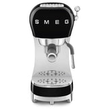 Smeg 50's Style Retro ECF02 Espresso Coffee Machine & CGF11 Coffee Grinder - Black