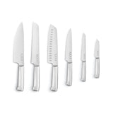 Smeg 50's Style Retro KBSF02 7-Piece Knife Block Set - Cream