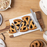 Smeg 50's Style Retro KBSF02 7-Piece Knife Block Set - Cream