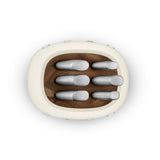 Smeg 50's Style Retro KBSF02 7-Piece Knife Block Set - Cream