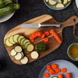 Smeg 50's Style Retro KBSF02 7-Piece Knife Block Set - Pastel Blue