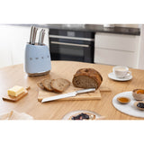Smeg 50's Style Retro KBSF02 7-Piece Knife Block Set - Pastel Blue