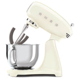 Smeg 50's Style Retro SMF03CRUK Stand Mixer & KSF01CRWW Retro Scales - Cream