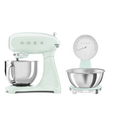 Smeg 50's Style Retro SMF03 Stand Mixer & KSF01 Retro Scales - Pastel Green