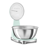Smeg 50's Style Retro SMF03 Stand Mixer & KSF01 Retro Scales - Pastel Green