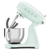 Smeg 50's Style Retro SMF03 Stand Mixer & KSF01 Retro Scales - Pastel Green
