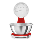 Smeg 50's Style Retro SMF03 Stand Mixer & KSF01 Retro Scales - Red