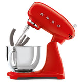 Smeg 50's Style Retro SMF03 Stand Mixer & KSF01 Retro Scales - Red