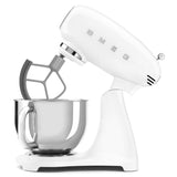 Smeg 50's Style Retro SMF05WHUK Stand Mixer With Free HMF01 Hand Mixer - White