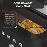 Smeg AFC01BLMUK Dual Flavour 7-Litre Air Fryer - Matte Black