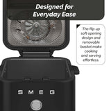 Smeg AFC01BLMUK Dual Flavour 7-Litre Air Fryer - Matte Black