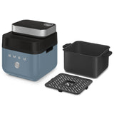 Smeg AFC01SBMUK Dual Flavour 7-Litre Air Fryer - Matte Storm Blue