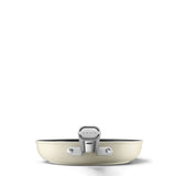 Smeg Cookware 20cm Non-Stick Ceramic Coated Frying Pan - Cream