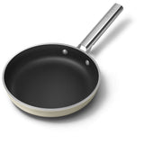 Smeg Cookware 24cm Non-Stick Ceramic Coated Frying Pan - Cream