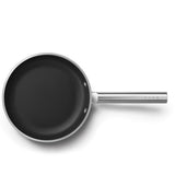 Smeg Cookware 24cm Non-Stick Ceramic Coated Frying Pan - Matte Black