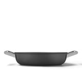 Smeg Cookware 28cm Non-Stick Ceramic Coated Shallow Casserole - Matte Black