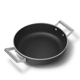 Smeg Cookware 28cm Non-Stick Ceramic Coated Shallow Casserole - Matte Black