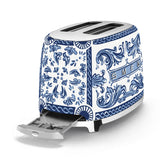 Smeg Dolce & Gabbana Jug Kettle & 2-Slice Toaster Set - Blu Mediterraneo