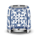 Smeg Dolce & Gabbana Jug Kettle & 2-Slice Toaster Set - Blu Mediterraneo
