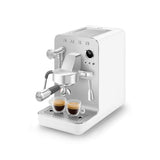 Smeg EMC02WHMUK Mini Pro Espresso Coffee Machine - Matte White