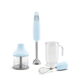 Smeg HBF03 50's Style 3-in-1 Hand Blender with Accessories - Pastel Blue