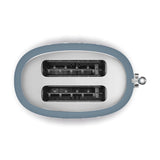 Smeg Jug Kettle & 2 Slice Toaster Set - Storm Blue