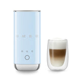 Smeg MFF02PBUK Mini Milk Frother - Pastel Blue