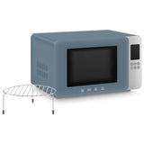 Smeg MOC01SBMUK Microwave with Grill - Matte Storm Blue