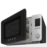 Smeg MOC02BLMUK Microwave with Oven, Air Fry & Grill - Matte Black