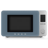 Smeg MOC02SBMUK Microwave with Oven, Air Fry & Grill - Matte Storm Blue