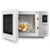 Smeg MOC02WHMUK Microwave with Oven, Air Fry & Grill - Matte White
