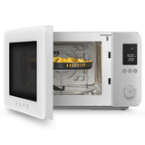 Smeg MOC02WHMUK Microwave with Oven, Air Fry & Grill - Matte White