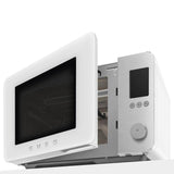 Smeg MOC02WHMUK Microwave with Oven, Air Fry & Grill - Matte White