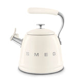 Smeg 50's Retro Style WKF01 Whistling Stove Top Kettle - Cream