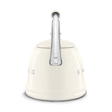 Smeg 50's Retro Style WKF01 Whistling Stove Top Kettle - Cream