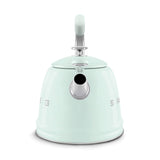 Smeg 50's Retro Style WKF01 Whistling Stove Top Kettle - Pastel Green