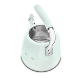 Smeg 50's Retro Style WKF01 Whistling Stove Top Kettle - Pastel Green