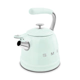 Smeg 50's Retro Style WKF01 Whistling Stove Top Kettle - Pastel Green