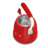 Smeg 50's Retro Style WKF01 Whistling Stove Top Kettle - Red