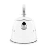 Smeg 50's Retro Style WKF01 Whistling Stove Top Kettle - White