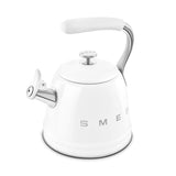 Smeg 50's Retro Style WKF01 Whistling Stove Top Kettle - White