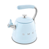 Smeg 50's Retro Style WKF01 Whistling Stove Top Kettle - Pastel Blue