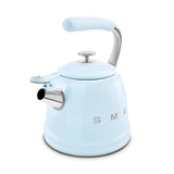 Smeg 50's Retro Style WKF01 Whistling Stove Top Kettle - Pastel Blue