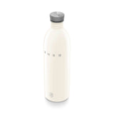 Smeg x 24Bottles 50's Style Urban Reusable Non-Thermal 1 Litre Bottle - Cream