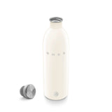 Smeg x 24Bottles 50's Style Urban Reusable Non-Thermal 1 Litre Bottle - Cream