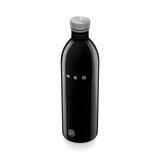 Smeg x 24Bottles 50's Style Urban Reusable Non-Thermal 1 Litre Bottle - Black