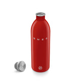 Smeg x 24Bottles 50's Style Urban Reusable Non-Thermal 1 Litre Bottle - Red