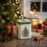 Spode Christmas Tree Yuletide Small Square Tin