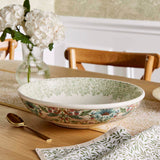 Spode Morris & Co 33cm Earthenware Low Bowl - Standen - Strawberry Thief