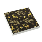 Stow Green 3 Ply Pack of 20 Christmas Napkins - Sparkling Deers